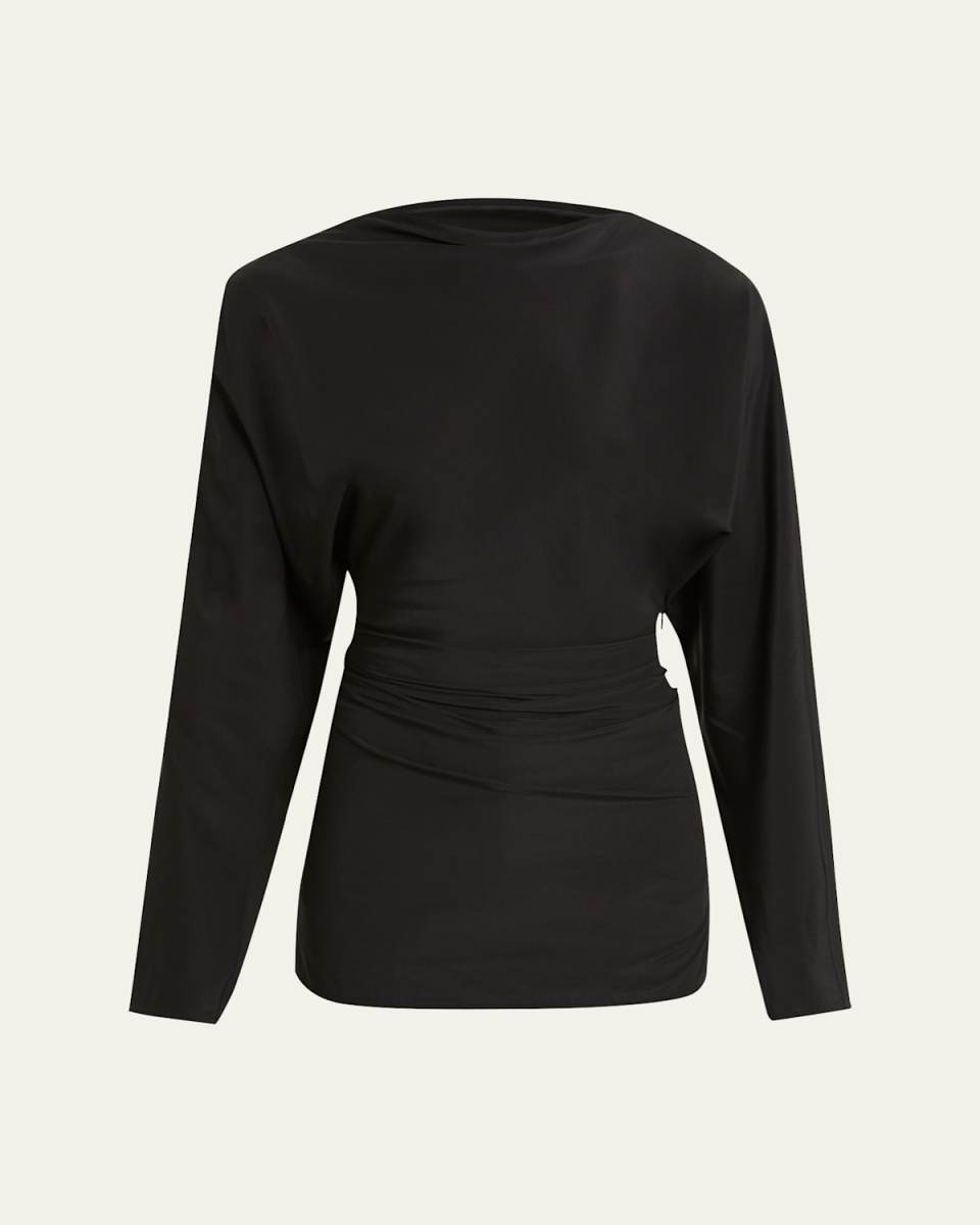 Keegan Stretch Silk Viscose Top